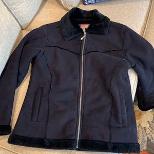 Faux sheepskin jacket